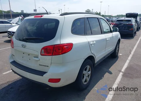 2008 Hyundai Santa Fe Gls z USA, uszkodzony, nr VIN 5NMSG13D18H142961